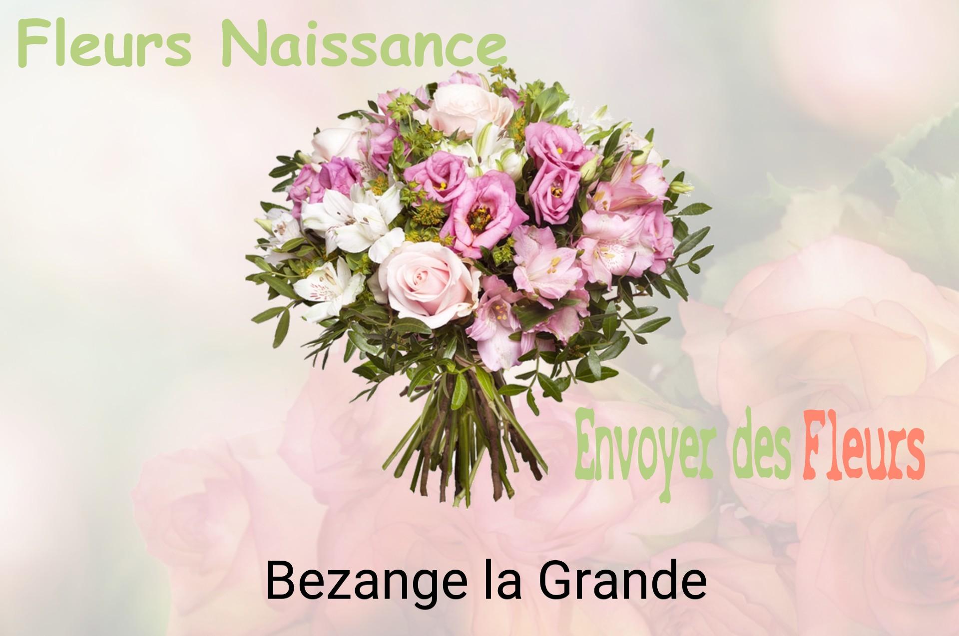 Bouquet de fleurs de naissance livré à Bezange-la-Grande
